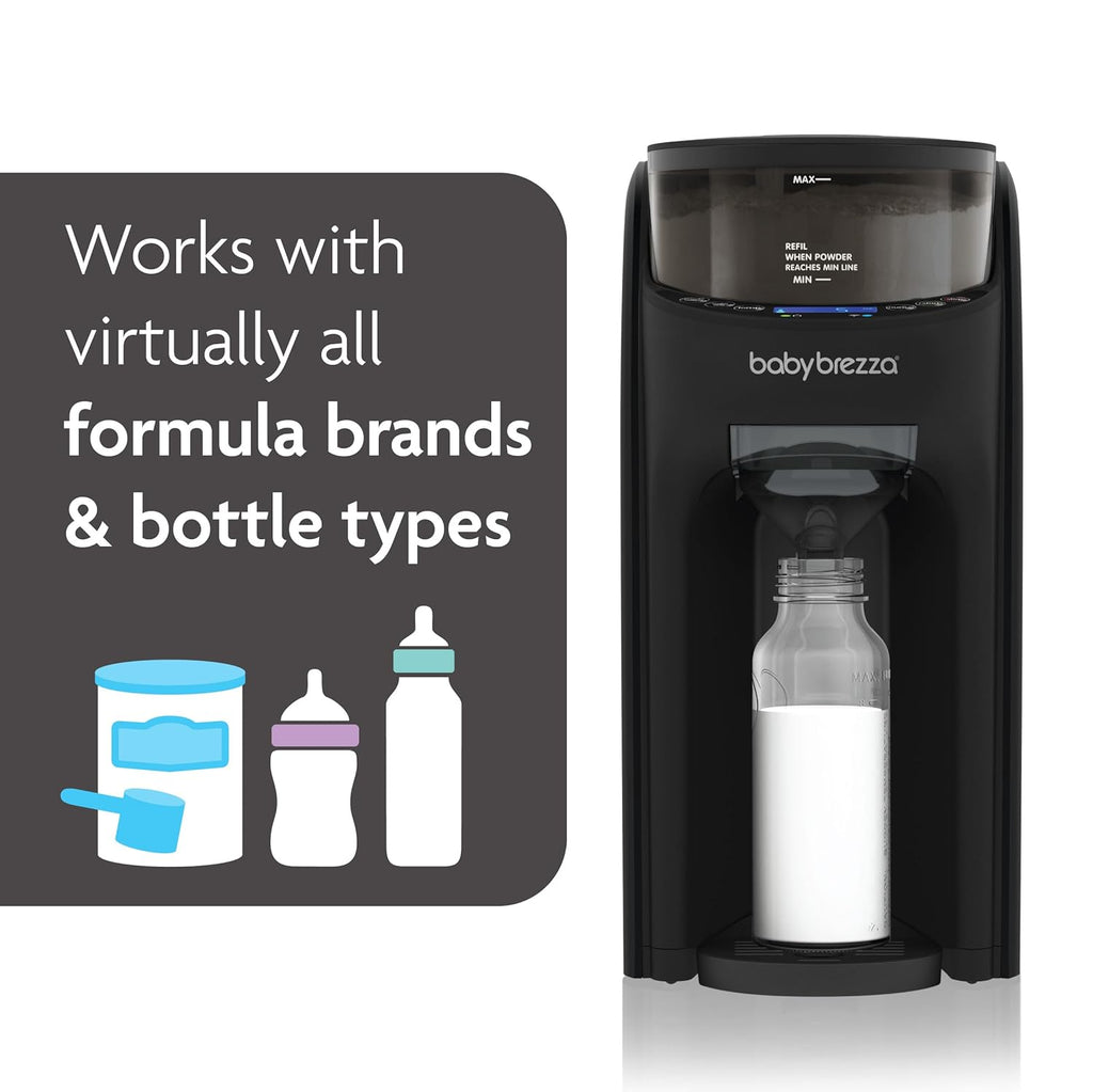 Formula Pro Advanced Wifi Formula Dispenser - Automatically Mix a Warm Formula Bottle from Your Phone Instantly – Easily Make Bottle with Automatic Powder Blending Machine, Black