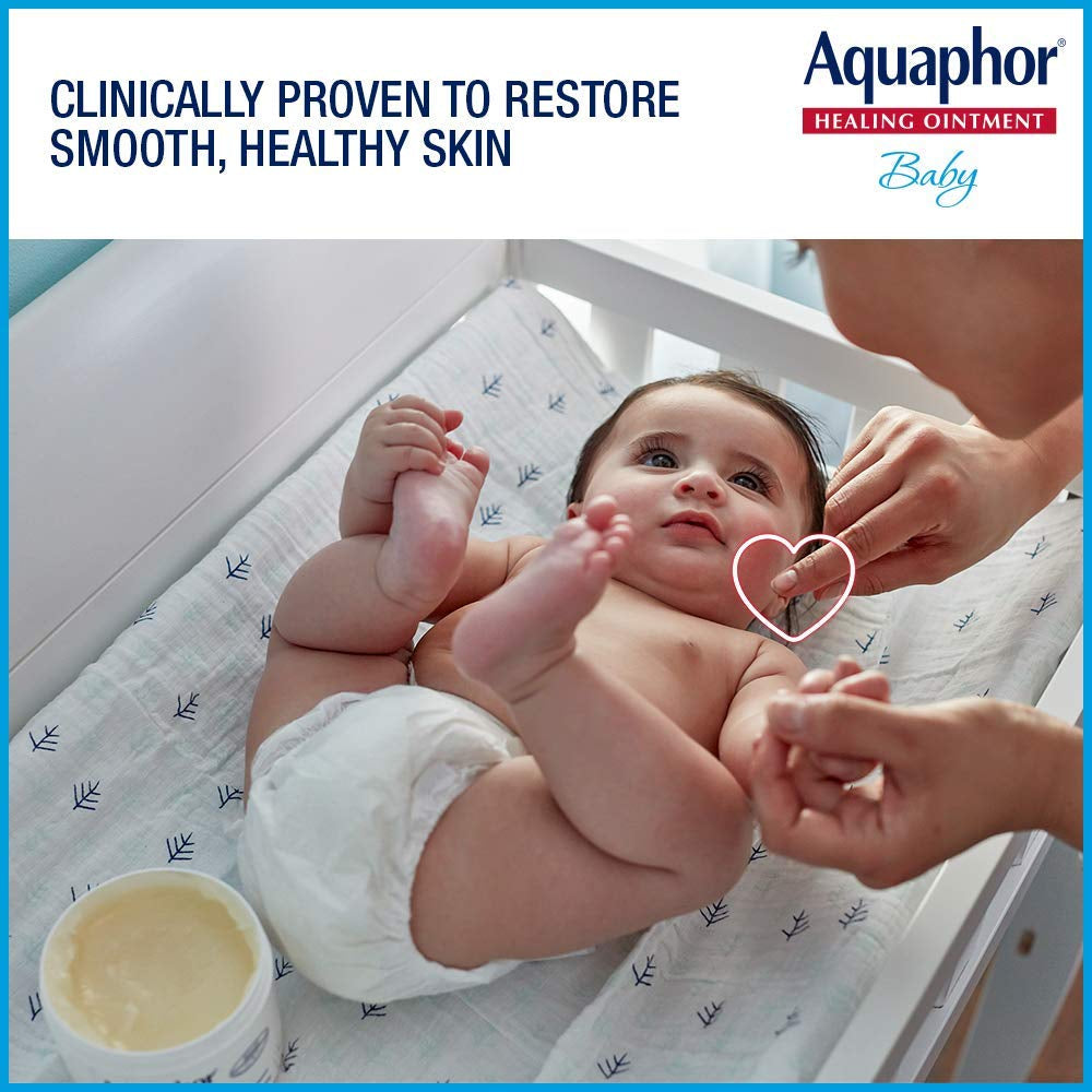 Baby Healing Ointment Advanced Therapy Skin Protectant, Dry Skin and Diaper Rash Ointment, 7 Oz Tube