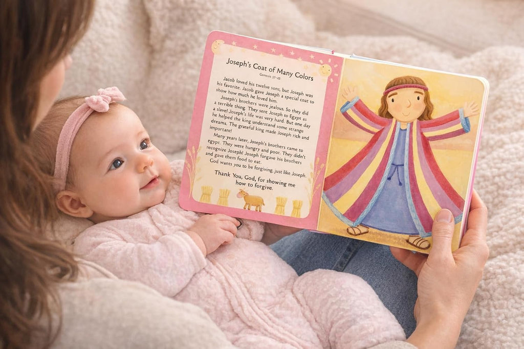 Baby'S First Bible Stories Padded Board Book - Gift for Easter, Christmas, Communions, Newborns, Birthdays, Beginner Bible