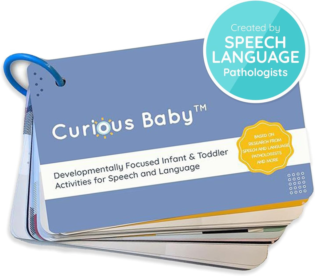 ™ Speech & Language Development Cards (0–36 Months) | 26+ Research-Based Activities for Babies, & Toddlers, Educational Activity Milestone Flash Card Baby