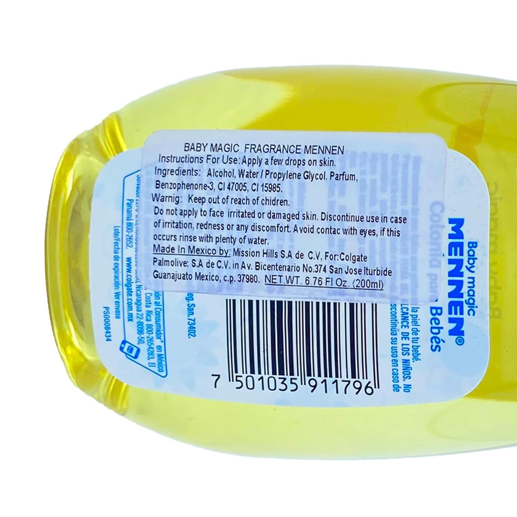 Baby Magic Hypoallergenic Cologne for Babies, Alcohol Based, 6.76 Fl Oz, 200Ml