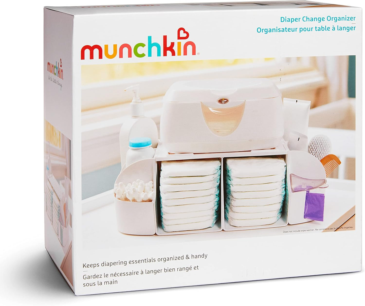 ® Diaper Change Organizer, Green/White
